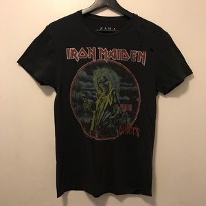 Zara distressed tshirt